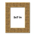 thumbnail image 1 of 5x7 Frame Black and Gold Distressed Solid Wood Sonoma Picture Frame | 1.625 Inch Moulding Width |, 1 of 8