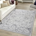 thumbnail image 1 of 5x7 Grey/silver/ Eat-in Kitchen Area Rug - Non-shedding, Stain , Maintains Cleanliness Bedroom Provides A Restful, 1 of 2