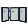 thumbnail image 1 of 5x7 Hinged Triple Blue Wood Picture Frame - Gallery Collection, 1 of 2