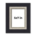thumbnail image 1 of 5x7 IN Frame Black Real Wood Picture Frame Width 2.25 Inches | Interior Frame Depth 0.5 Inches |, 1 of 8