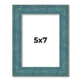 thumbnail image 1 of 5x7 IN Frame Blue Rustic Barnwood Solid Wood Picture Frame Width 1.25 Inches | Interior Depth 0.5, 1 of 8