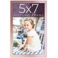 thumbnail image 1 of 5x7 In Frame Pink Real Wood Picture Frame Width 0.75 inches | Interior Frame Depth 0.5 inches |, 1 of 8