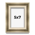 thumbnail image 1 of 5x7 In Shadow Box Frame Silver | 1.75 inches Deep Real Wood Traditional Shadowbox Display Frame |, 1 of 8