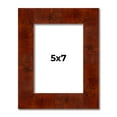 thumbnail image 1 of 5x7 In Walnut Brown Veneer Real Wood Picture Frame Width 1.75 inches | Interior Frame Depth 0.5, 1 of 8