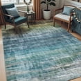 thumbnail image 1 of Kokia 5'x7' Washable Modern Abstract Area Rug, Teal Ombre Soft Non Slip Rug for Living Room Bedroom Dining Room, 1 of 6