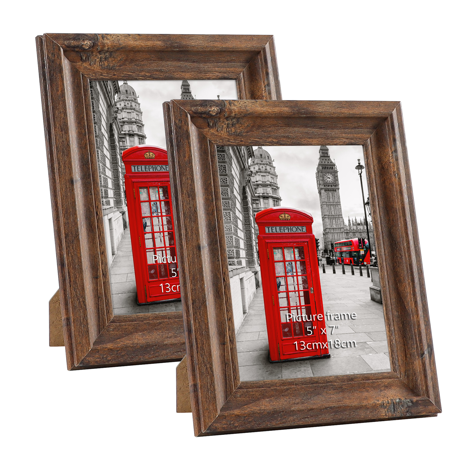 Mainstays 11x17 Rounded Black Poster Picture Frames, Set of 2