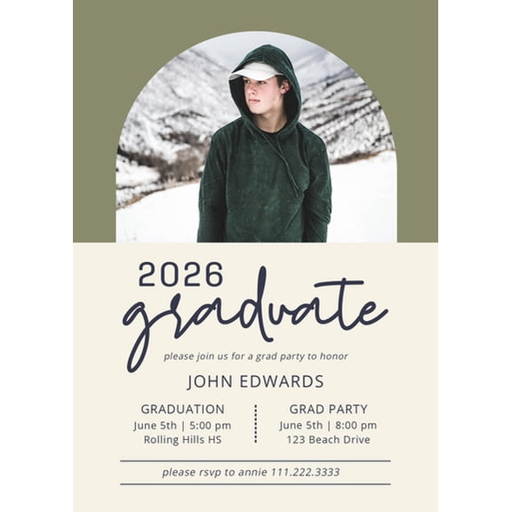 5x7 Same Day Photo Paper Card