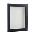 thumbnail image 1 of 5x7 Shadow Box Frame Black Wood | With a 3/4" Usable Display Depth | Includes a White Real Suede, 1 of 5
