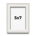 thumbnail image 1 of 5x7 Shadow Box Silver Brushed Striped Display Frame | 1.625 Inches Deep | 1 Inch Moulding Width |, 1 of 8