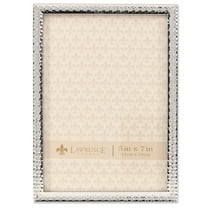 5x7 Silver Metal Hammer Effect Tabletop Picture Frames