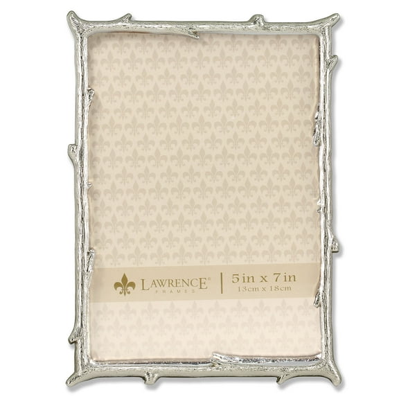Silverplate Natural Branch Motif 5x7 Frame - 5x7