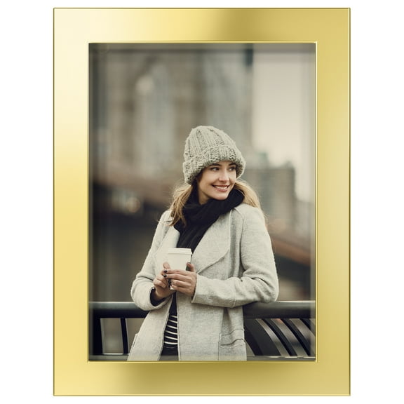 5x7 Solid Wood Picture Frame - Gold