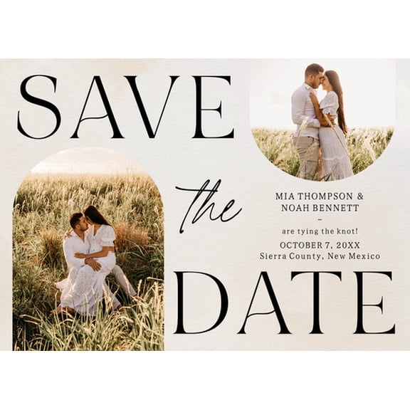 Custom Printed Stationery Card - 5x7 - Premium 120lb Cardstock - Personalized Design