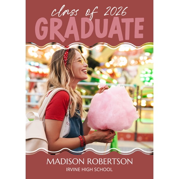 Custom 5x7 Stationery Card Personalized Photo & Greeting Card