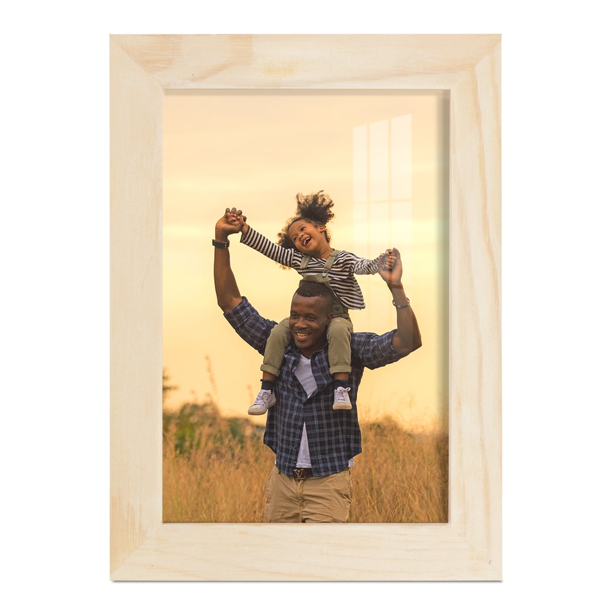 5x7 Wood Grain Picture Frame - Palo Santo