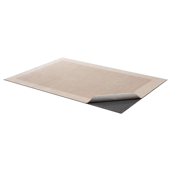 5x7 ft Non-Slip Rug Pad, Dual Surface Felt Cushion with Rubber Gripper, Hardwood Floor Protection, Keeps Carpets in Place
