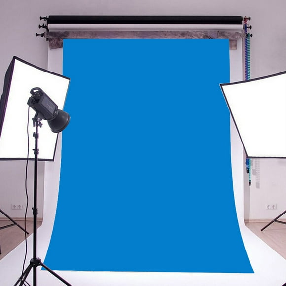 5x7Ft Solid Blue Backdrop Portrait Photography Background for Photography Studio Children and Headshots Blue Backdrop Background for Photography Photo Booth