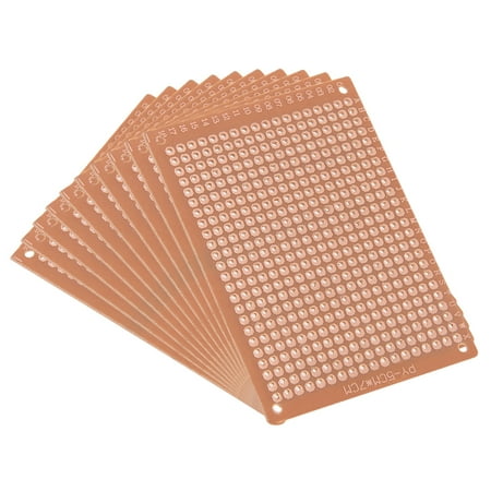 5x7cm Single Sided Universal Paper Printed Circuit Board for DIY Soldering 10pcs