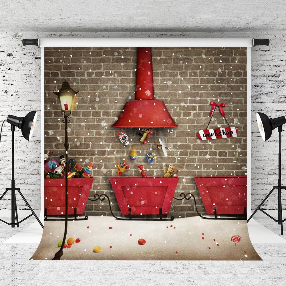 5x7ft Brick Wall Backdrop for Photographers New Year Backdrop for ...