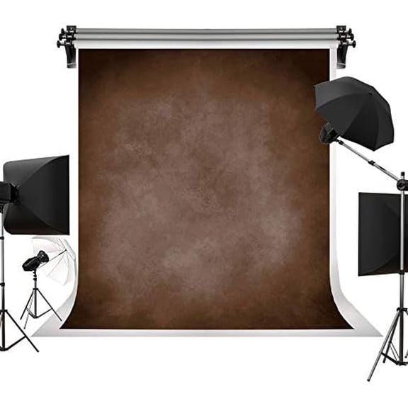 5x7ft Brown Portrait Backdrops Vintage Brown Backgrounds for Professional Photography Studio