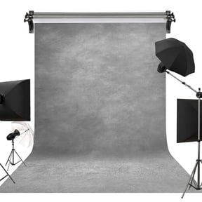 5x7ft Light Grey Abstract Textured Photo Backdrop for Studio Portraits