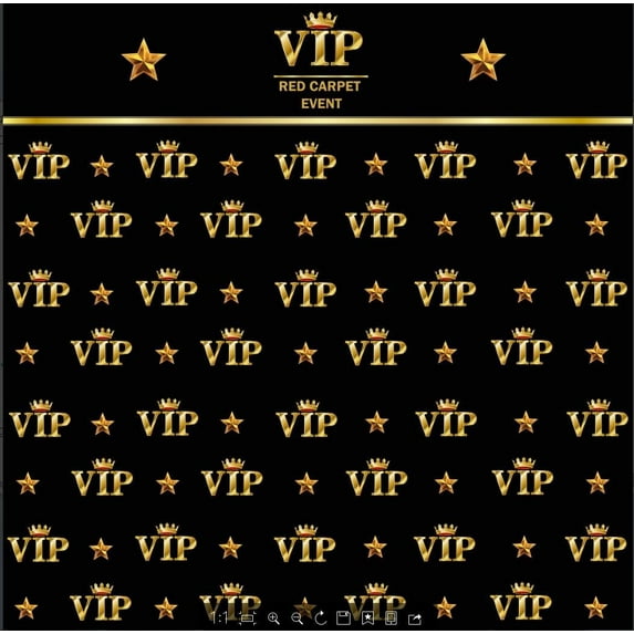5x7ft royal crown black hollywood vip banner backdrop Flannelette Birthday Adults children party photography studio background