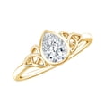 thumbnail image 1 of Lab Grown Diamond Knot Engagement Ring, 0.6 Carat, EF-VS Quality - Ready To Gift, 10K Yellow Gold, US 12.00, 1 of 8