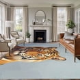 thumbnail image 1 of 5x8 Area Rugs for Living Room, Blue Tiger Non Slip Area Rugs for Kitchen Bedroom Entryway, Funny Animals Modern Art Washable Carpet Runner Rug Floor Mats for Bedroom Home Decor, 1 of 8