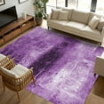 thumbnail image 1 of 5x8 Area Rugs Purple Non-Skid Rubber Backing Large Rectangle Rugs - Living Room Bedroom Home Office, Retro Oil Painting Modern Abstract Art Aesthetics Indoor Floor Mat Carpets Washable Rug, 1 of 9