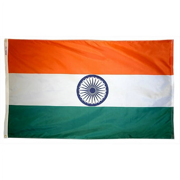 5x8' DURAWAVEZ INDIA NYLON FLAG CH&G
