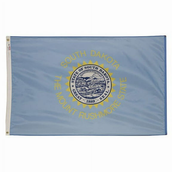 5x8' DURAWAVEZ SOUTH DAKOTA NYLON FLAG CH&G