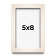 thumbnail image 1 of 5x8 Frame White Wheat Solid Wood Picture Frame | Moulding Width 0.75 Inches | Interior Depth 0.5, 1 of 8