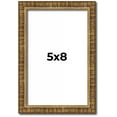 thumbnail image 1 of 5x8 IN Frame Gold Kingsley Distressed Solid Wood Picture Frame Width 0.75 Inches | Interior Frame, 1 of 8