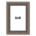thumbnail image 1 of 5x8 IN Frame Silver Real Wood Picture Frame Width 1.25 Inches | Interior Frame Depth 0.5 Inches |, 1 of 8