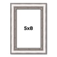 thumbnail image 1 of 5x8 IN Frame Silver Real Wood Picture Frame Width 1.25 Inches | Interior Frame Depth 0.5 Inches |, 1 of 8