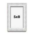 thumbnail image 1 of 5x8 IN Shadow Box Frame Silver | 1.625 Inches Deep Real Wood Contemporary Shadowbox Display Frame |, 1 of 7
