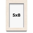 thumbnail image 1 of 5x8 IN Shadow Box Frame White | 1.125 Inches Deep Real Wood Rustic Shadowbox Display Frame | UV, 1 of 5
