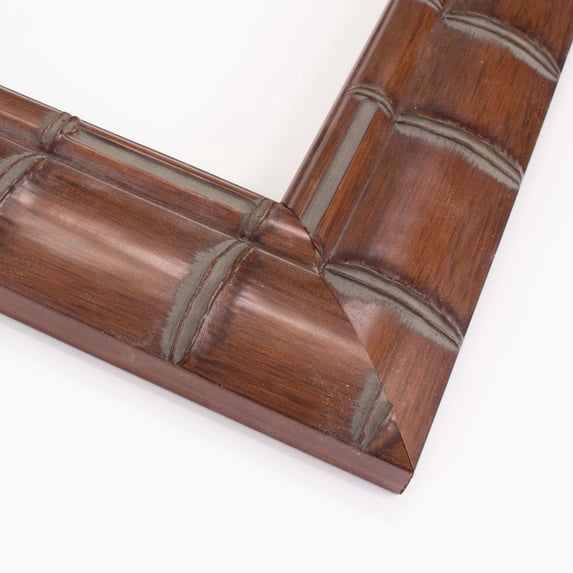 5x8 In Bamboo Brown Real Wood Picture Frame Width 3 inches | Interior Frame Depth 0.5 inches | Haru