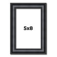 thumbnail image 1 of 5x8 In Frame Black Real Wood Picture Frame Width 1.25 inches | Interior Frame Depth 0.5 inches |, 1 of 8