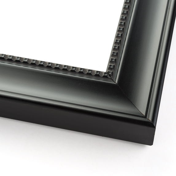 5x8 In Frame Black Real Wood Picture Frame Width 1.5 inches | Interior Frame Depth 0.5 inches |