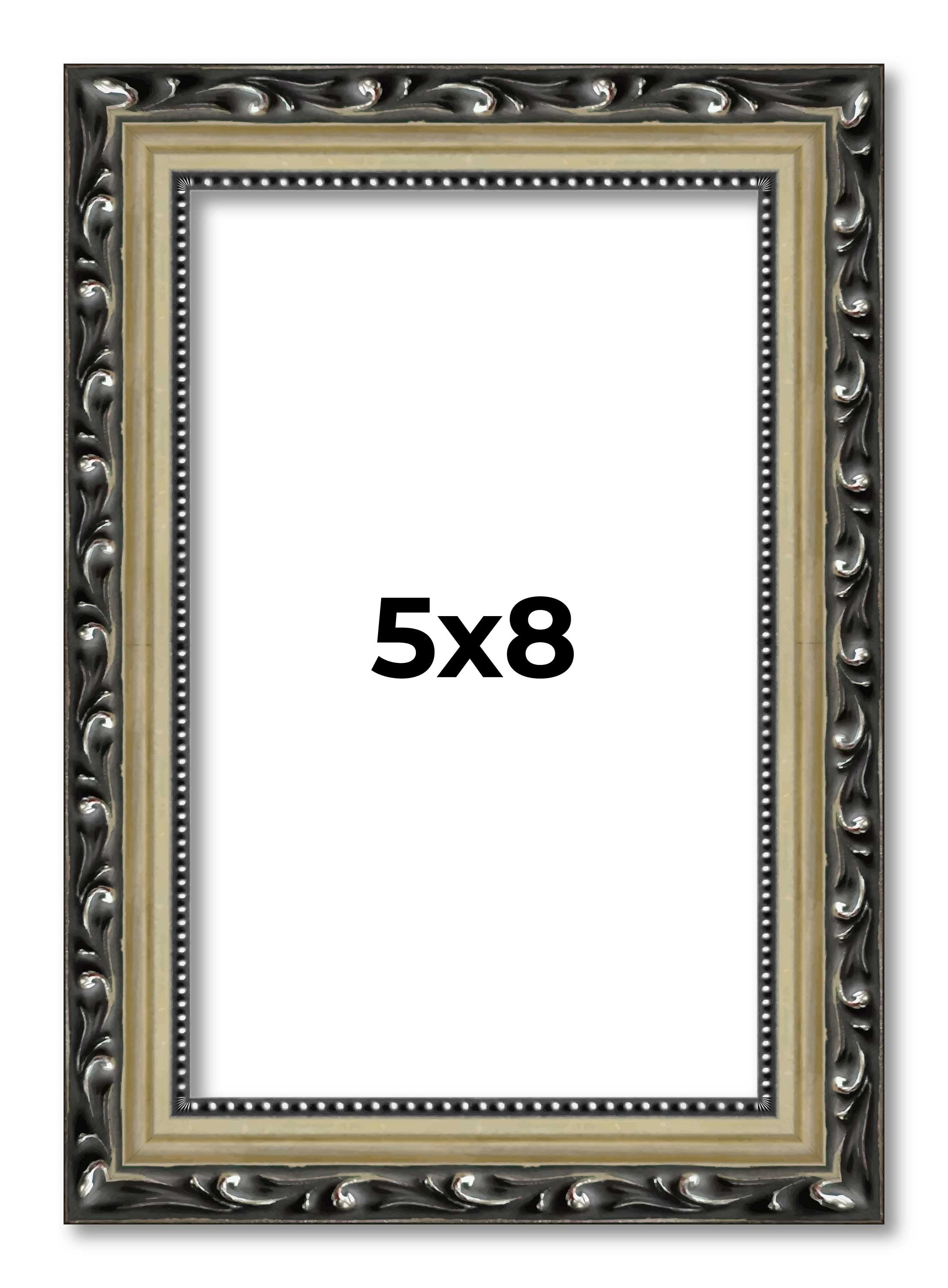 5x8 Gold Ornate Solid Wood Picture Frame
