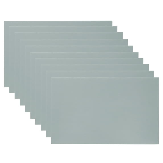 Uxcell Anodized Aluminum Sheet Metal, Laser Plates Engraving Blanks Rectangle for Crafting DIY House Laser Engraving Gray 5x8 inch 10Pcs