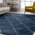 thumbnail image 1 of 5x8 Modern Navy Area Rugs for Living Room | Bedroom Rug | Dining Room Rug | Indoor Entry or Entryway Rug | Kitchen Rug | Alfombras para Salas 5'3'' x 7'3'', 1 of 8