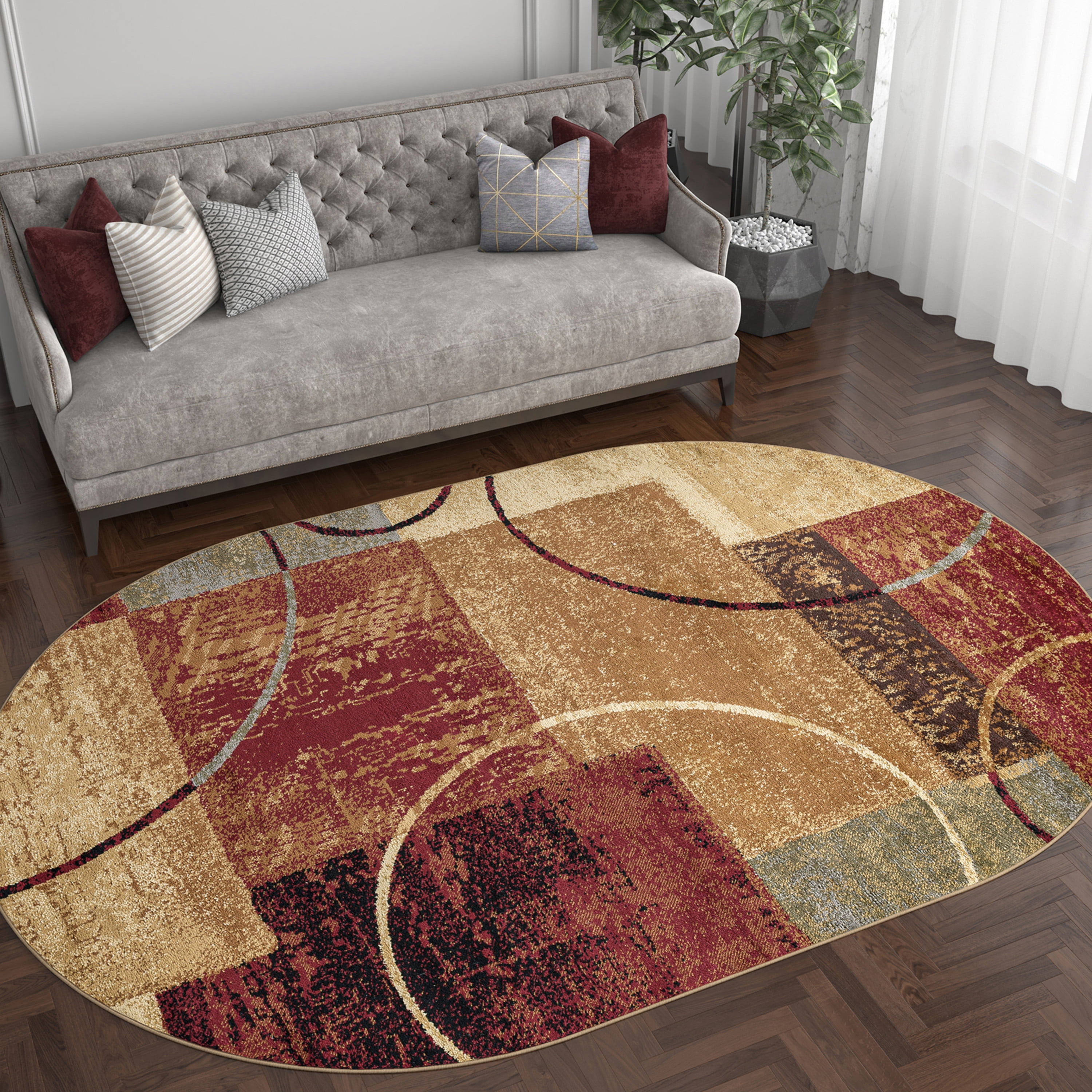 High Quality Bedroom Oval Carpet Alfombras Living Room Floor Mats