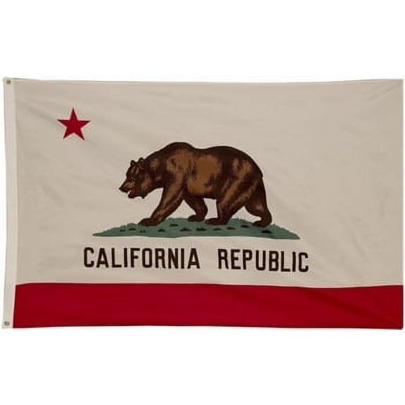 5x8' POLYWAVEZ CALIFORNIA POLY II FLAG CH&G