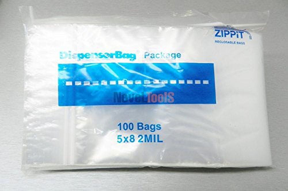 600 Bags Clear 2 mil Assorted Reclosable Bags Small Size Assortment Baggies