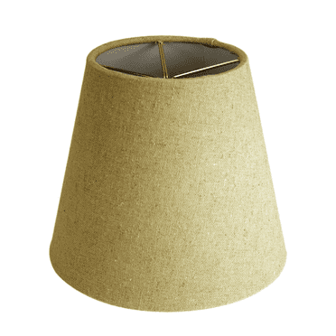 5x8x7 Empire Sand Linen Edison Clip Lampshade