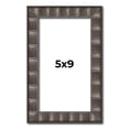 thumbnail image 1 of 5x9 Frame Black Brown Chestnut Mosaic Solid Wood Picture Frame | 1.125 Inch Moulding Width |, 1 of 8