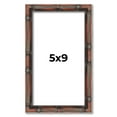 thumbnail image 1 of 5x9 IN Frame Brown Bamboo with Dark Coffee/Walnut Finish | Solid Wood Picture Frame Width 0.75, 1 of 8