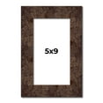 thumbnail image 1 of 5x9 IN Frame Brown Burl Real Wood Picture Frame Width 1.625 Inches | Interior Frame Depth 0.5, 1 of 8